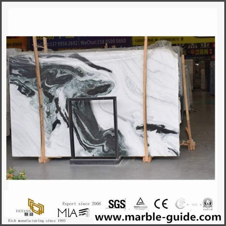 High Quality Panda White Marble Slabs with Cheap Price
