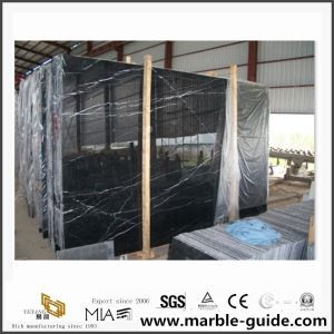 Nero Marquina črna kamnolomska kamnolomska ploščica vroča prodaja