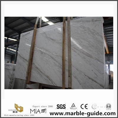 Bela Marmor Kopalnica Floor Tile / Volakas Marmor Tiles iz tovarne Marmor