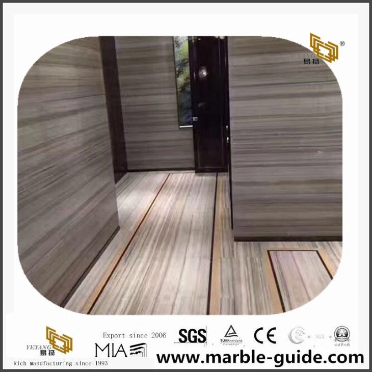 Stylish Crystal Wood Marble For Interior Decoration