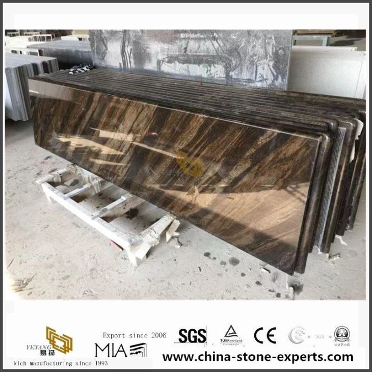 Fantasy Brown Granite Tiles For Hotel Decor