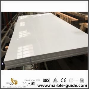 Umetni čisti beli marmorni kamen za stenske projekte