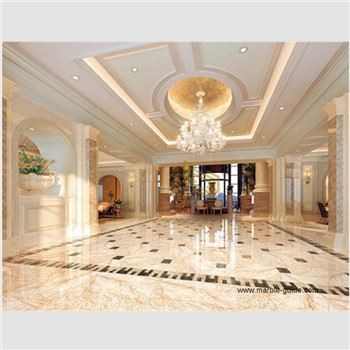 Zlati pajkov marmor za tla in stopnišča