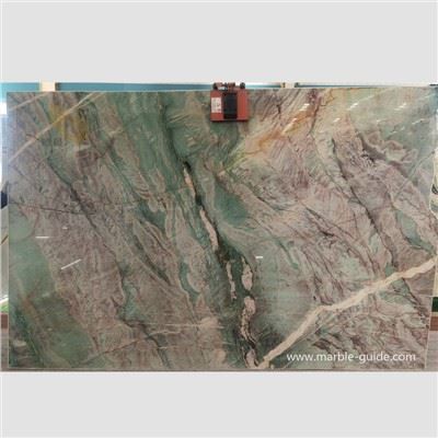 Čudovita zelena luksuzna kamnita plošča za stensko dekoracijo